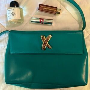 Paloma Picasso Vintage Teal Shoulder Bag - Rare!
